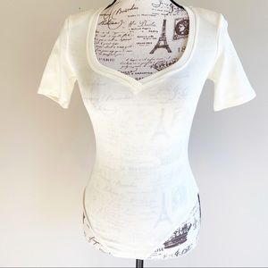 Cache ivory bodysuit